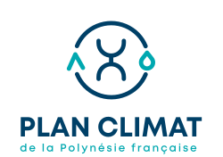 Logo Pla,n Climat de la Polynéise francaise